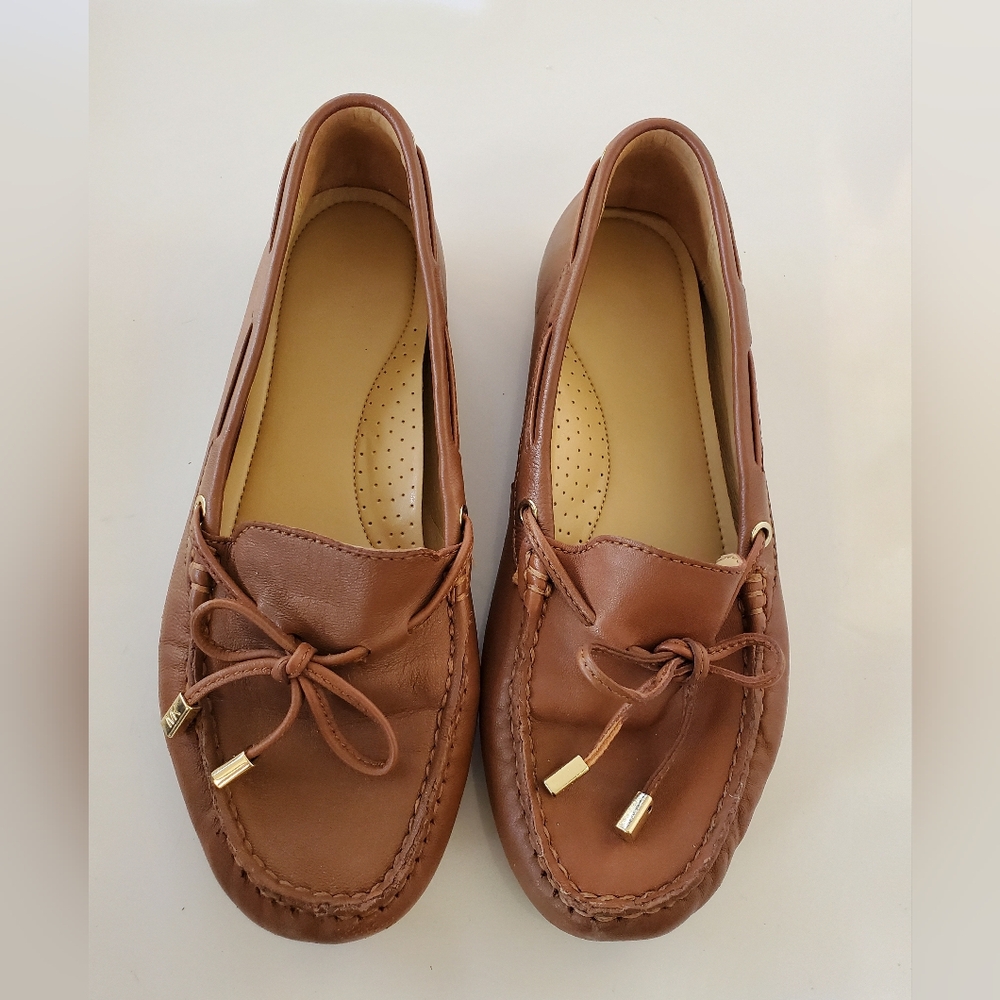 Michael Kors Daisy brown moccasin Loafers Flats Size 7 - Picture 11 of 11